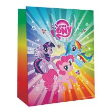 ПАКЕТ ПОДАРОЧНЫЙ "ВЕСЕЛЫЙ ПРАЗДНИК" MY LITTLE PONY 13X17X7СМ, БУМ., ГЛЯНЦЕВЫЙ УП-24ШТ в кор.6уп