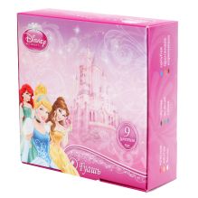 ГУАШЬ "ИГРАЕМ ВМЕСТЕ" DISNEY "ПРИНЦЕССА" 9 ЦВЕТОВ, БАНОЧКИ ПО 17МЛ В КОР. в кор.30шт