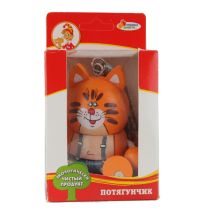 ДЕР. ИГРУШКА "ИГРАЕМ ВМЕСТЕ-БУРАТИНО" КОТ ФИГУРКА В КОР. в кор.36шт