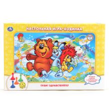 НАСТОЛЬНАЯ ИГРА-ХОДИЛКА "УМКА" "ТРЯМ!ЗДРАВСТВУЙТЕ!" в кор.20шт