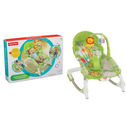 Кресло качалка fisher price львенок из тропического леса