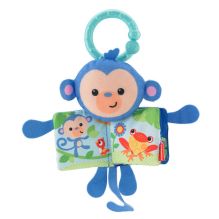 "МАТТЕЛ". FISHER-PRICE® МЯГКИЕ КНИЖКИ В АССОРТ. (ТИГР И ОБЕЗЬЯНКА) в кор.6шт