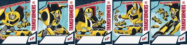 Тетр 12л скр А5 лин TR113/5-EAC тисн фольг Transformers Prime