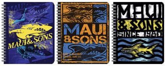 Тетр 96л Wсп А5 кл MU11/3-EAC метал пленк, полн УФ Maui and Sons Тетр 96л Wсп А5 кл MU11/3-EAC метал пленк, полн УФ Maui and Sons