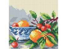 Мозаичные картины . Абрикосы и вишня (044-ST-P)