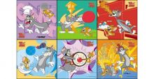 TOM & JERRY. КУБИКИ ПЛАСТИКОВЫЕ 9 шт. ТОМ И ДЖЕРРИ-5 (Арт. К09-9737)