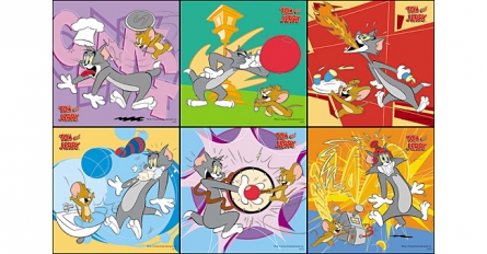 TOM & JERRY. КУБИКИ ПЛАСТИКОВЫЕ 9 шт. ТОМ И ДЖЕРРИ-5 (Арт. К09-9737) TOM & JERRY. КУБИКИ ПЛАСТИКОВЫЕ 9 шт. ТОМ И ДЖЕРРИ-5 (Арт. К09-9737) К09-9737