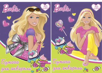 Бум д/акв 10л Папка А4 B858/2-EAC Barbie Бум д/акв 10л Папка А4 B858/2-EAC Barbie