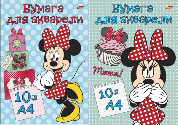 Бум д/акв 10л папка А4 D3502/2-EAC ВД лак Minnie Mouse Бум д/акв 10л папка А4 D3502/2-EAC ВД лак Minnie Mouse