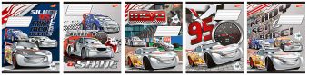 Тетр 12л скр А5 круп кл карт D3445/5-EAC полн УФ лак Cars2 Тетр 12л скр А5 круп кл карт D3445/5-EAC полн УФ лак Cars2