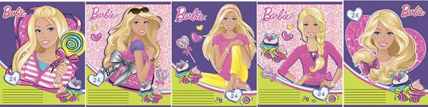 Тетр 24л скр А5 лин B894/5-EAC полн УФ Barbie Тетр 24л скр А5 лин B894/5-EAC полн УФ Barbie
