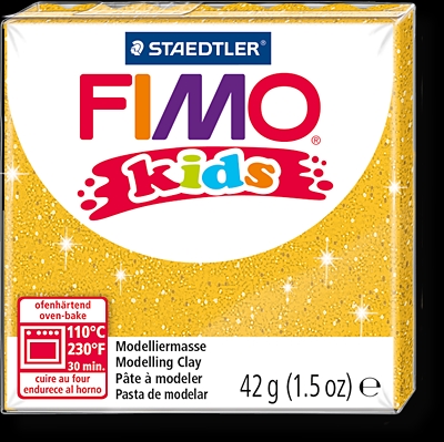 FIMO kids полимер. глина д/детей (блестящий золотой) уп. 42 гр. FIMO kids полимер. глина д/детей (блестящий золотой) уп. 42 гр.
