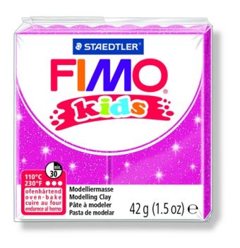 FIMO kids полимер. глина д/детей (блестящий розовый) уп. 42 гр. FIMO kids полимер. глина д/детей (блестящий розовый) уп. 42 гр.