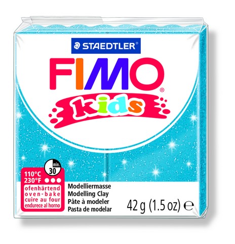 FIMO kids полимер. глина д/детей (блестящий синий) уп. 42 гр. FIMO kids полимер. глина д/детей (блестящий синий) уп. 42 гр.
