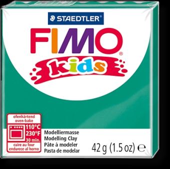 FIMO kids полимер. глина д/детей (зеленый) уп. 42 гр. FIMO kids полимер. глина д/детей (зеленый) уп. 42 гр.