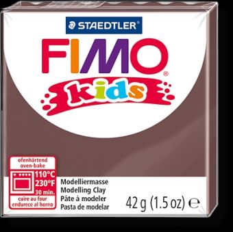 FIMO kids полимер. глина д/детей (коричневый) уп. 42 гр. FIMO kids полимер. глина д/детей (коричневый) уп. 42 гр.