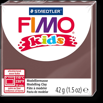 FIMO kids полимер. глина д/детей (коричневый) уп. 42 гр. FIMO kids полимер. глина д/детей (коричневый) уп. 42 гр.