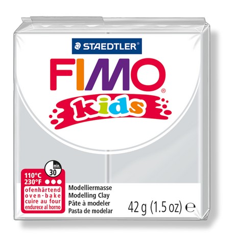 FIMO kids полимер. глина д/детей (светло-серый) уп. 42 гр. FIMO kids полимер. глина д/детей (светло-серый) уп. 42 гр.