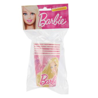 НАБОР ИЗ 6-И СТАКАНЧИКОВ "ВЕСЁЛЫЙ ПРАЗДНИК" ДИЗАЙН BARBIE, БУМ. В ПАК. (РУСС. УП.) в кор.6*24наб НАБОР ИЗ 6-И СТАКАНЧИКОВ "ВЕСЁЛЫЙ ПРАЗДНИК" ДИЗАЙН BARBIE, БУМ. В ПАК. (РУСС. УП.) в кор.6*24наб