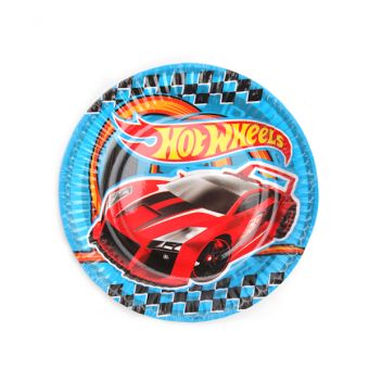 НАБОР ИЗ 6-И ТАРЕЛОК "ВЕСЁЛЫЙ ПРАЗДНИК" ДИЗАЙН HOT WHEELS 18СМ, БУМ. В ПАК. (РУСС. УП) в кор.6*24наб НАБОР ИЗ 6-И ТАРЕЛОК "ВЕСЁЛЫЙ ПРАЗДНИК" ДИЗАЙН HOT WHEELS 18СМ, БУМ. В ПАК. (РУСС. УП) в кор.6*24наб