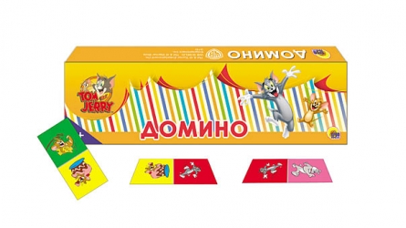 TOM & JERRY. ДОМИНО ПЛАСТИКОВОЕ. ТОМ И ДЖЕРРИ-7 (Арт. ИН-9851) TOM & JERRY. ДОМИНО ПЛАСТИКОВОЕ. ТОМ И ДЖЕРРИ-7 (Арт. ИН-9851) ИН-9851