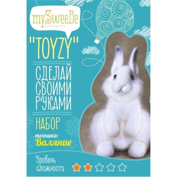 Набор TOYZY "Зайка" - техника валяние Набор TOYZY "Зайка" - техника валяние