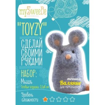 

Набор TOYZY "Мышь" начальный - техника валяние