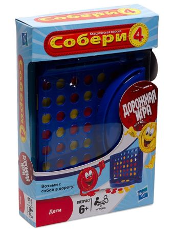 Дорожная Игра Собери 4 (Настольная игра) (B1000) Дорожная Игра Собери 4 (Настольная игра) (B1000) GAMES