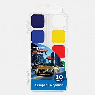 Акварель СТРИТРЕЙСИНГ 10 цв. пласт.уп. Акварель СТРИТРЕЙСИНГ 10 цв. пласт.уп.