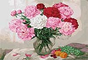 Живопись на холсте 40*50 см. Пионы (052-AB) Живопись на холсте 40*50 см. Пионы (052-AB)