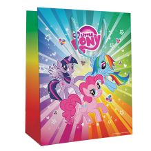 ПАКЕТ ПОДАРОЧНЫЙ "ВЕСЕЛЫЙ ПРАЗДНИК" MY LITTLE PONY 26Х32Х14СМ, БУМ., ГЛЯНЦЕВЫЙ УП-24ШТ в кор.3уп