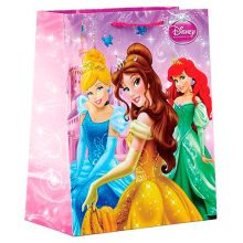 ПАКЕТ ПОДАРОЧНЫЙ "ВЕСЕЛЫЙ ПРАЗДНИК" DISNEY ПРИНЦЕССЫ 33Х46Х20СМ, БУМ., ГЛЯНЦЕВЫЙ УП-24ШТ в кор.3уп