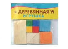 ДЕРЕВЯННАЯ ИГРУШКА. РАЗВИВАЮЩИЙ НАБОР № 1 (счётный материал, часть-целое) (Арт. К-0142)