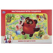 НАСТОЛЬНАЯ ИГРА-ХОДИЛКА "УМКА" "ВИННИ-ПУХ ИДЕТ В ГОСТИ" в кор.20шт