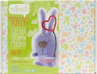 

Набор TOYZY "Зайка с сердцем" - техника вязание