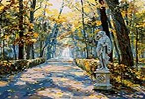 

Живопись на холсте.Размер 40*50 см. Летний сад. Скульптура "Ночь"(024-AB )