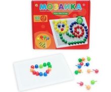 МОЗАИКА ПЛАСТИКОВАЯ. 60 фишек, диаметр 13 мм (Арт. М-0102)