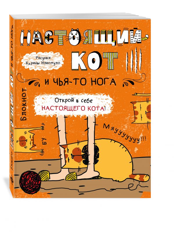 Блокнот. Настоящий кот и чья-то нога Блокнот. Настоящий кот и чья-то нога <нe указано>