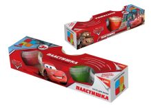 Тесто для лепки Disney " Тачки" 4 цв. по 80 гр.