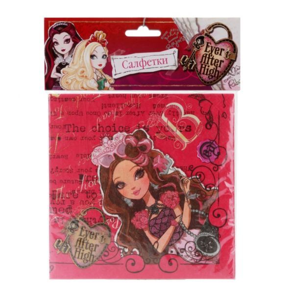 НАБОР ИЗ 12-ТИ БУМ. САЛФЕТОК "ВЕСЁЛЫЙ ПРАЗДНИК" ДИЗАЙН EVER AFTER HIGH В ПАК. в кор.6*24наб НАБОР ИЗ 12-ТИ БУМ. САЛФЕТОК "ВЕСЁЛЫЙ ПРАЗДНИК" ДИЗАЙН EVER AFTER HIGH В ПАК. в кор.6*24наб