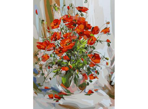 

Живопись на холсте 30*40 см. Букет маков (035-AS)