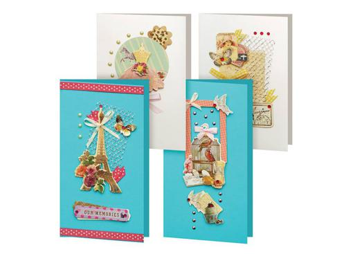 

Наборы для скрапбукинга. Набор для создания 4-х открыток "Грация" (150-SB)