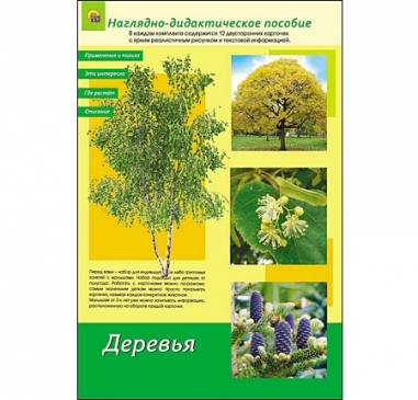 ДИДАКТИЧЕСКОЕ ПОСОБИЕ. формат А4. ДЕРЕВЬЯ (Арт. ПД-1777) ДИДАКТИЧЕСКОЕ ПОСОБИЕ. формат А4. ДЕРЕВЬЯ (Арт. ПД-1777)