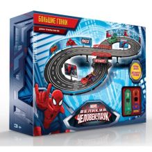 ТРЕК "ИГРАЕМ ВМЕСТЕ" "ЧЕЛОВЕК-ПАУК" НА БАТ. С АКСЕСС. В РУСС. КОР. 48*5*33СМ в кор.12шт