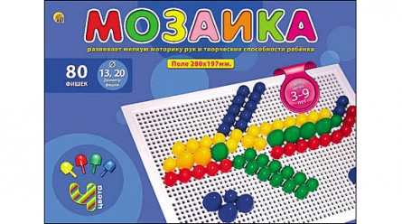 МОЗАИКА ПЛАСТИКОВАЯ. 80 фишек, диаметр 13 и 20 мм (Арт. М-0171) МОЗАИКА ПЛАСТИКОВАЯ. 80 фишек, диаметр 13 и 20 мм (Арт. М-0171)
