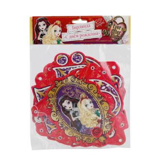 ГИРЛЯНДА-БУКВЫ "ВЕСЕЛЫЙ ПРАЗДНИК" С ДНЕМ РОЖДЕНИЯ, EVER AFTER HIGH. 220СМ БУМ. в кор.6*24шт ГИРЛЯНДА-БУКВЫ "ВЕСЕЛЫЙ ПРАЗДНИК" С ДНЕМ РОЖДЕНИЯ, EVER AFTER HIGH. 220СМ БУМ. в кор.6*24шт