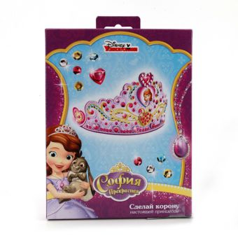 НАБОР Д/ТВОРЧЕСТВА "MULTIART" КОРОНА Д/ДЕКОРИРОВ. С ПАЙЕТКАМИ, СОФИЯ ПРЕКРАСНАЯ DISNEY в кор.4*12шт НАБОР Д/ТВОРЧЕСТВА "MULTIART" КОРОНА Д/ДЕКОРИРОВ. С ПАЙЕТКАМИ, СОФИЯ ПРЕКРАСНАЯ DISNEY в кор.4*12шт