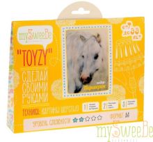 Набор TOYZY "Першерон" - картина из шерсти