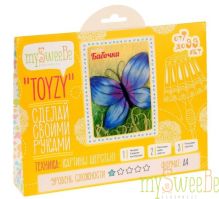 Набор TOYZY "Бабочка" - картина из шерсти