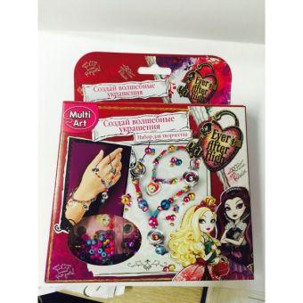 НАБОР "MULTIART" ДЛЯ СОЗДАНИЯ УКРАШЕНИЙ, EVER AFTER HIGH В РУСС. КОР. в кор.6*12шт НАБОР "MULTIART" ДЛЯ СОЗДАНИЯ УКРАШЕНИЙ, EVER AFTER HIGH В РУСС. КОР. в кор.6*12шт